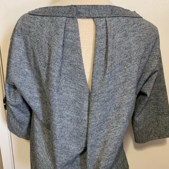 Loft 82 Shirt Medium Grey Polyester Cotton - Picture 6 of 10